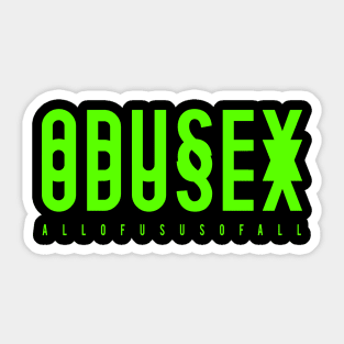 ODUSEX Sticker